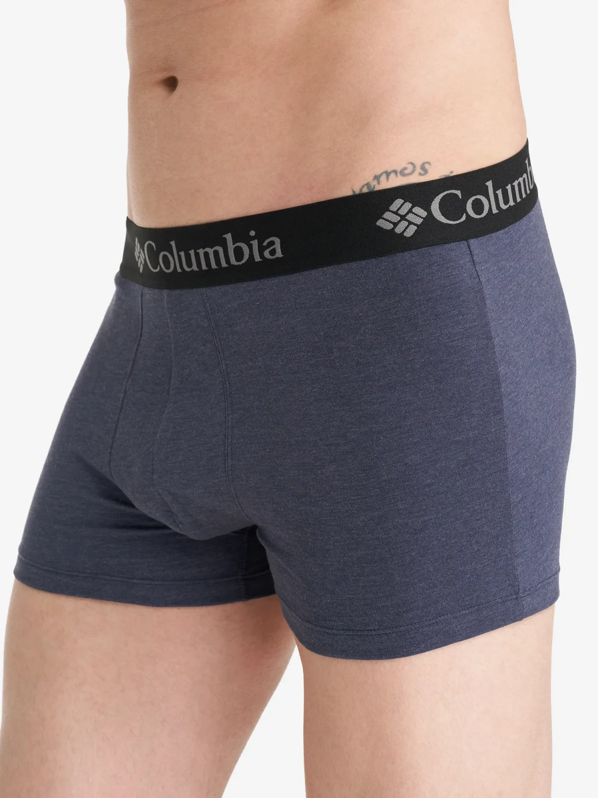 Труси чоловічі Columbia Performance Cotton Stretch Melange Blue (2 ) (CPCB02CLB-BLUE) — фото 5