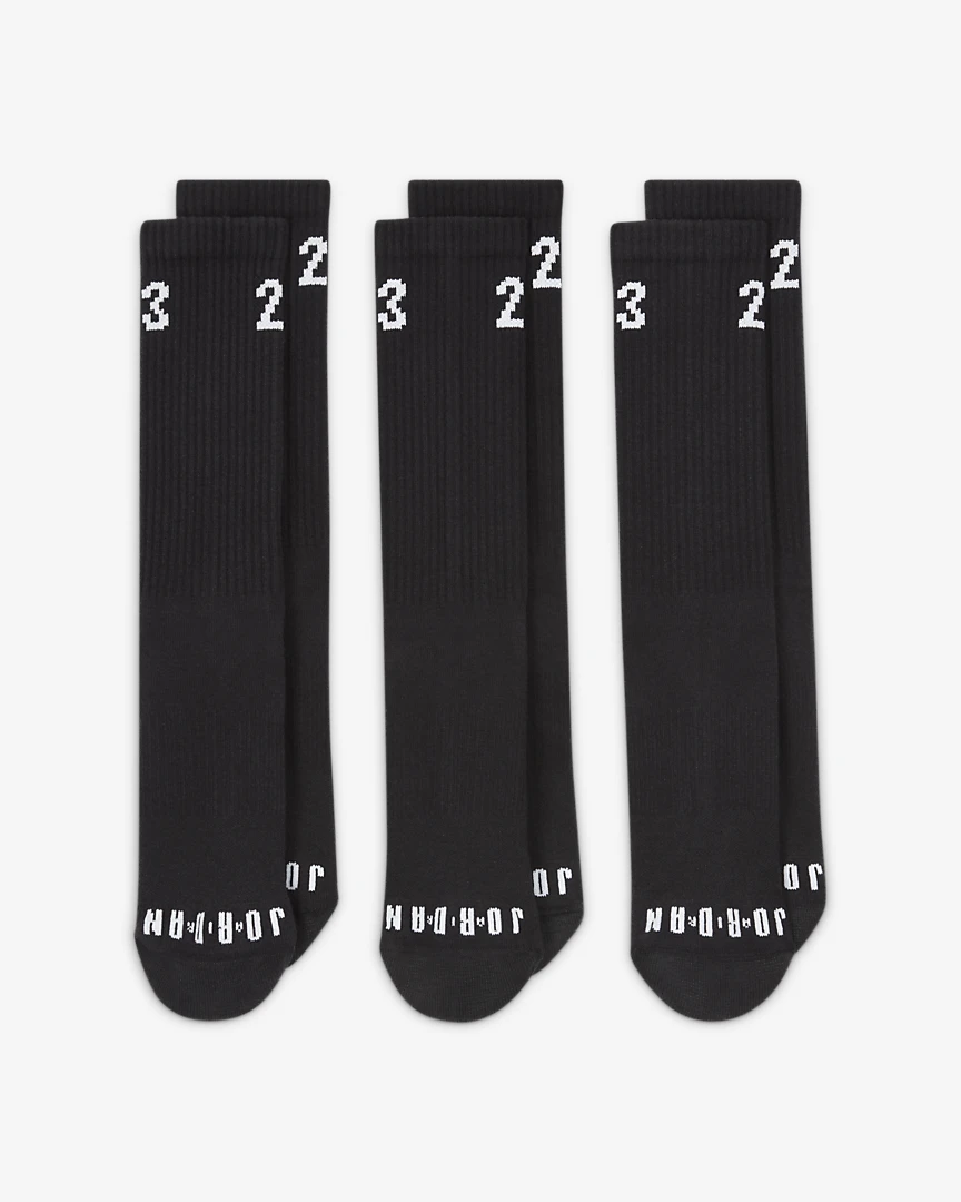 Шкарпетки Nike U JORDAN ESSENTIAL CREW 3 пари — фото 3