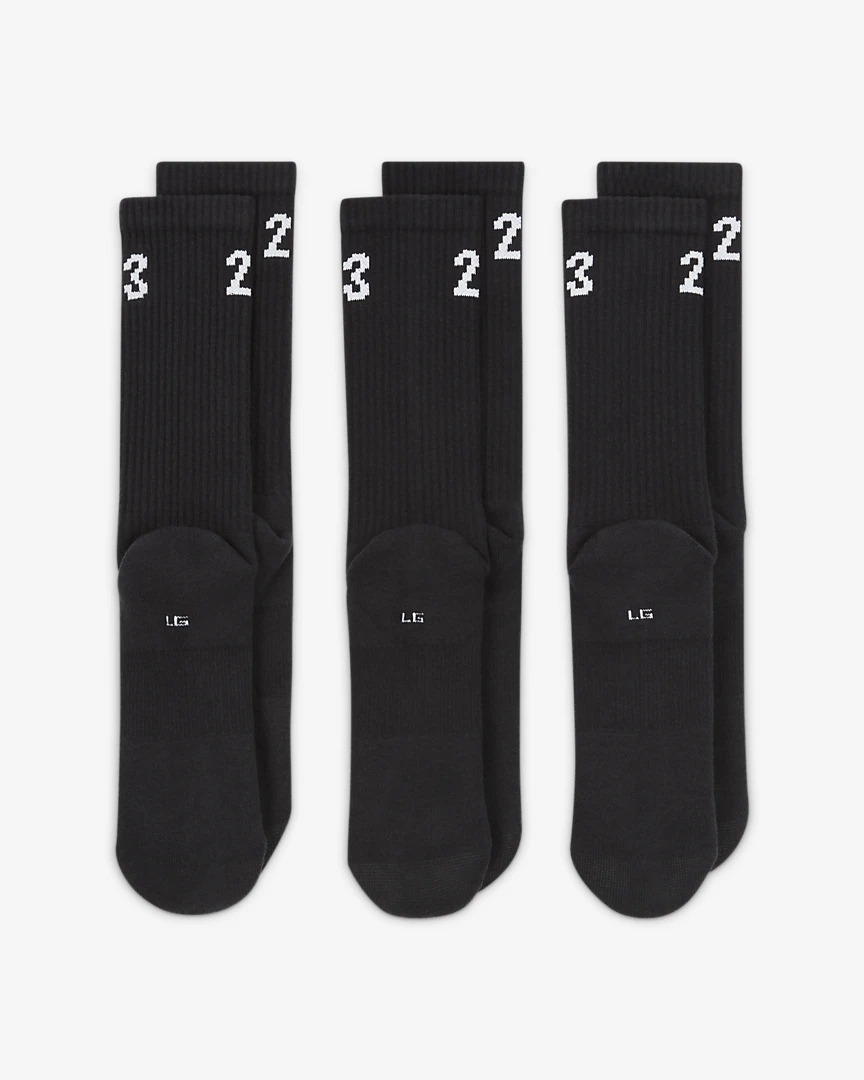 Шкарпетки Nike U JORDAN ESSENTIAL CREW 3 пари — фото 4