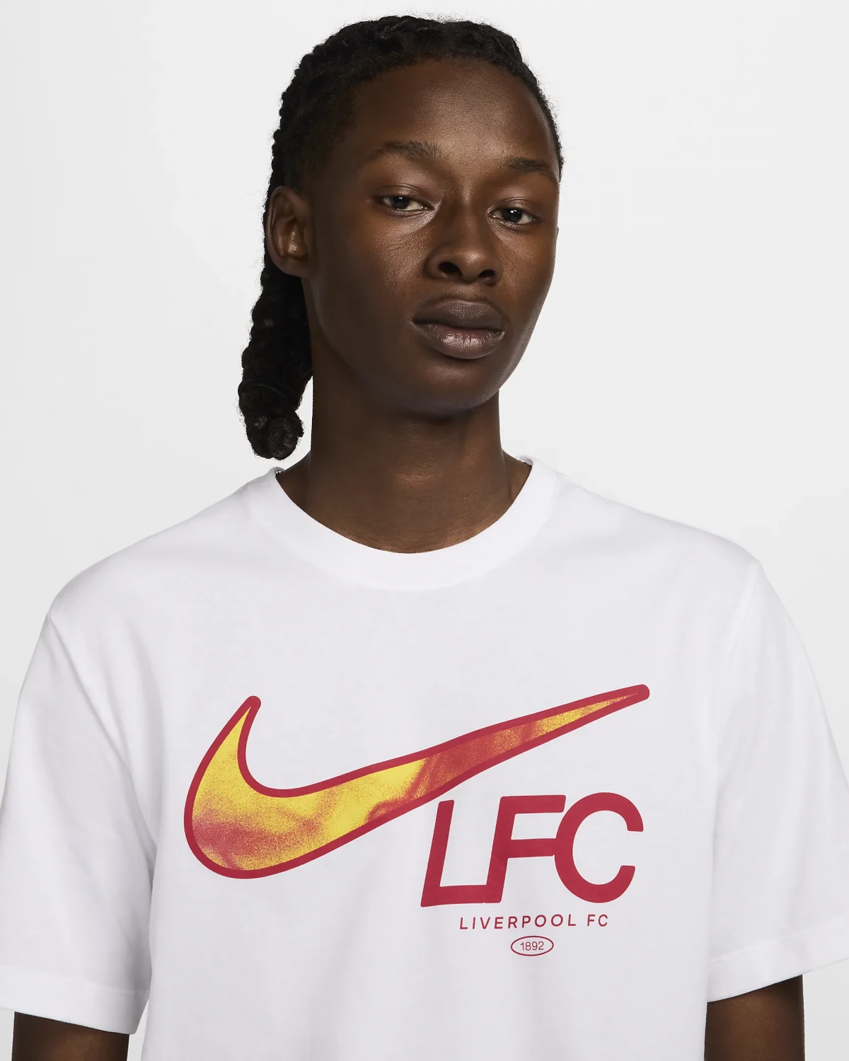 Футболка чоловіча Nike Liverpool Swoosh Tee White (FV8557-100) — фото 4