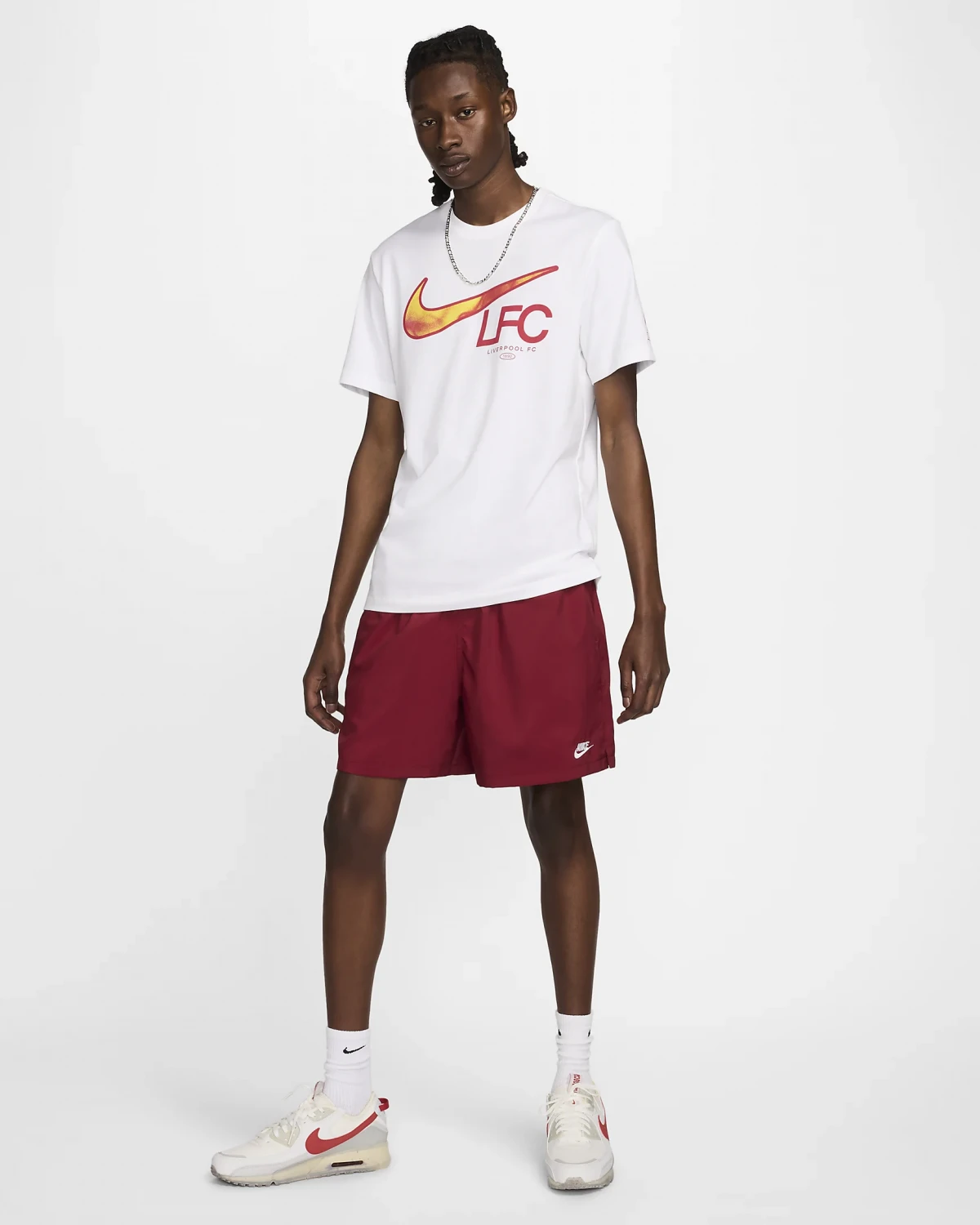Футболка чоловіча Nike Liverpool Swoosh Tee White (FV8557-100) — фото 6