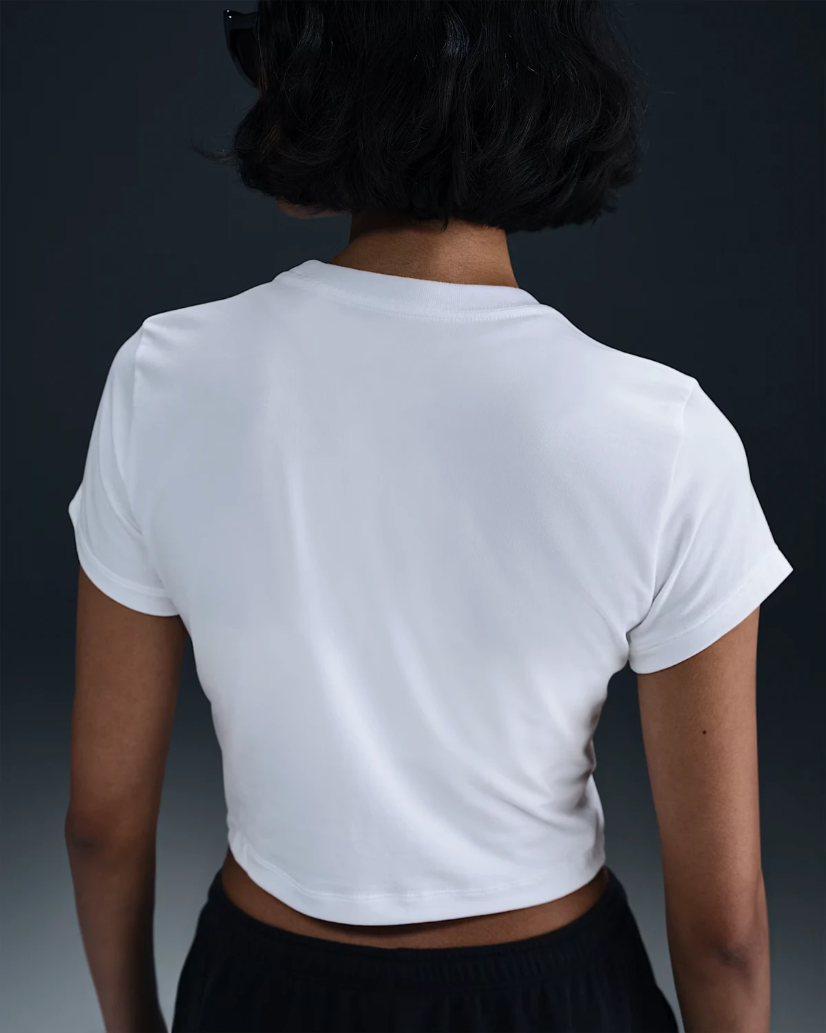 Футболка жіноча Nike Sportswear Chill Knit Cropped T-Shirt (HF9538-101) — фото 3