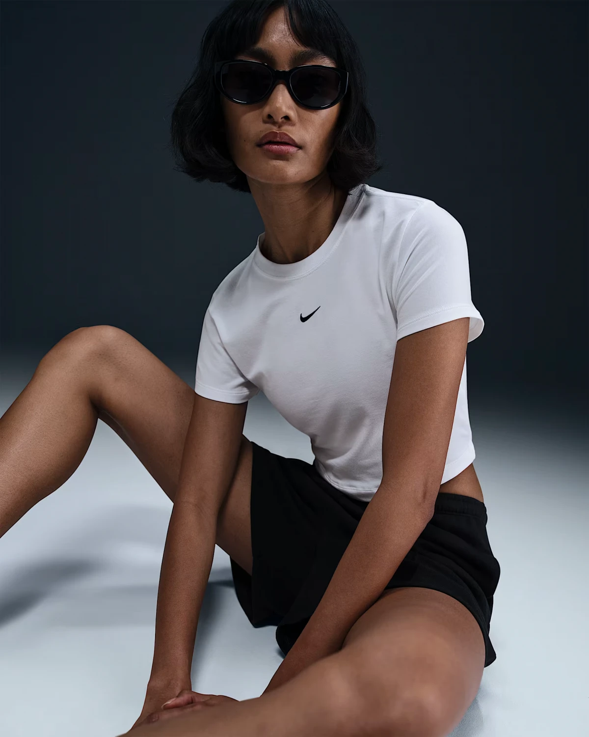Футболка жіноча Nike Sportswear Chill Knit Cropped T-Shirt (HF9538-101) — фото 4