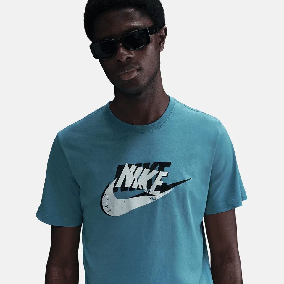 Футболка чоловіча Nike Nsw Tee 12Mo Futura Sp25 Turquoise (HJ0559-464) — фото 4