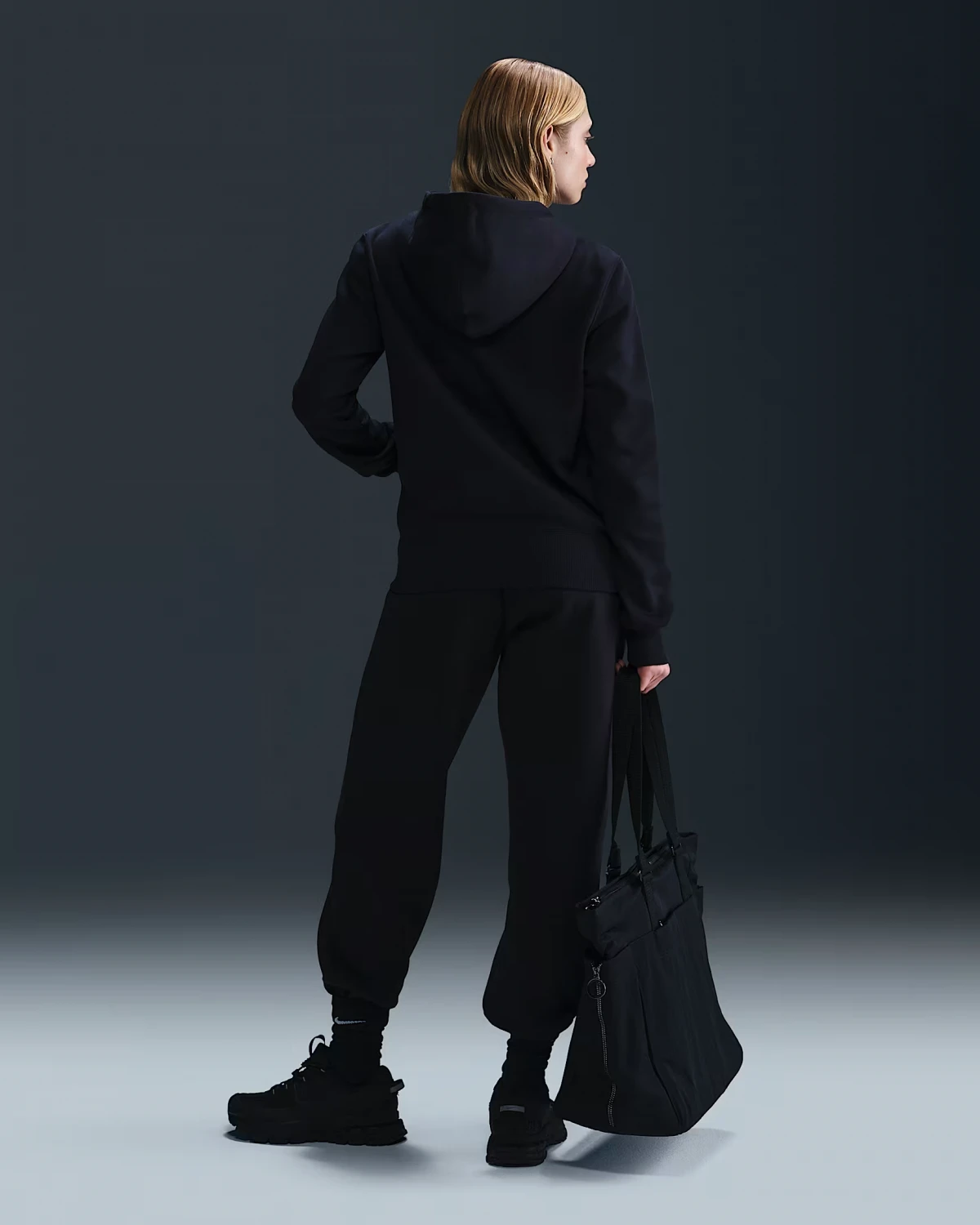 Кофта жіночі Nike Sportswear Phoenix Fleece Black (HJ0995-010) — фото 6
