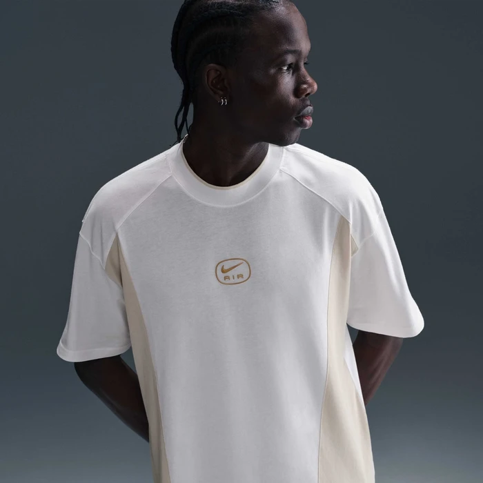 Футболка чоловіча Nike Nsw Sw Air L Fit Top White (HM0182-101) — фото 1