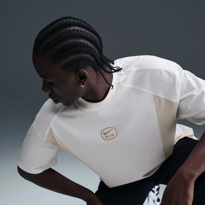 Футболка чоловіча Nike Nsw Sw Air L Fit Top White (HM0182-101) — фото 4