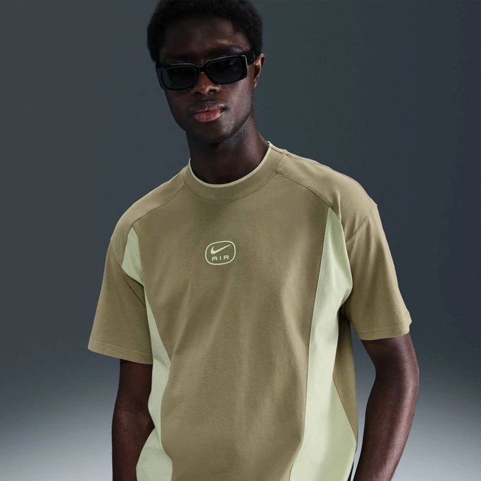 Футболка чоловіча Nike Nsw Sw Air L Fit Top Olive (HM0182-276) — фото 1