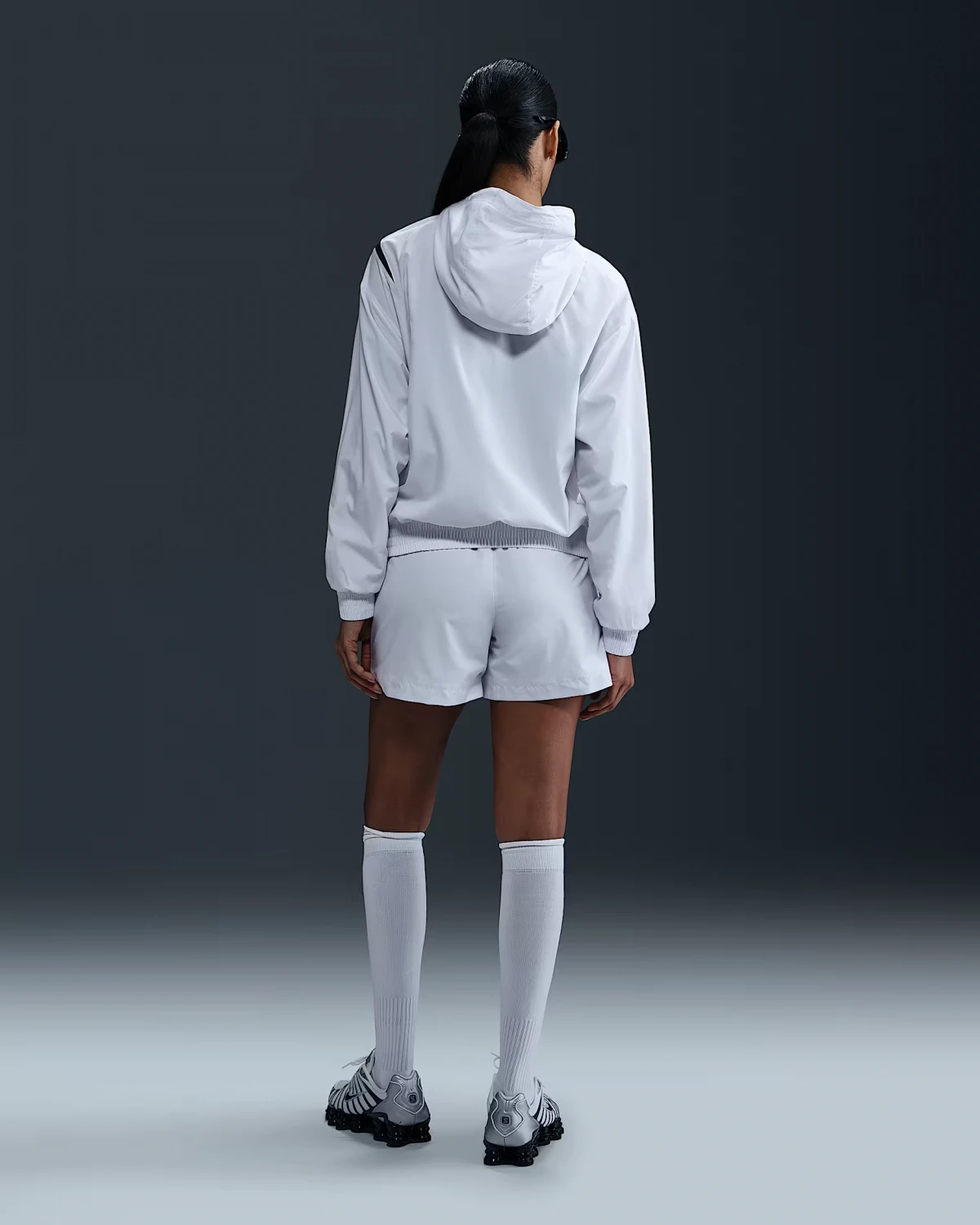 Шорти жіночі Nike Sportswear Classic Woven Logo White (HM8979-100) — фото 6