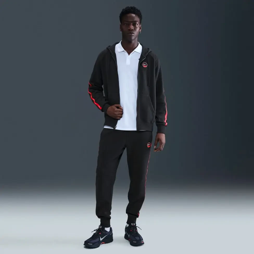 Кофта чоловіча Nike Nsw Cs Hoody Flc Bb Black (IH4285-010) — фото 5