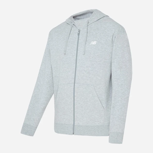 Кофта чоловіча New Balance Stacked Logo Grey (MJ41501AG) — фото 6
