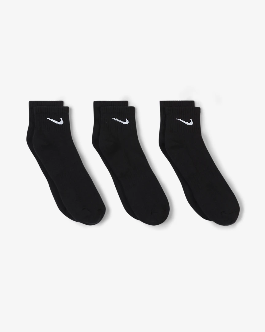 Шкарпетки Nike U NK EVERYDAY CUSH ANKLE 3 пари — фото 3