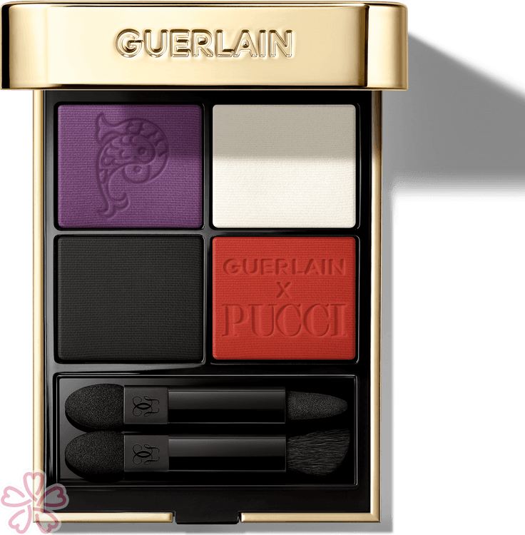 Палетка теней для век Guerlain Ombre G Quad Eyeshadow Palette 045 MARMO VIBE — фото 3