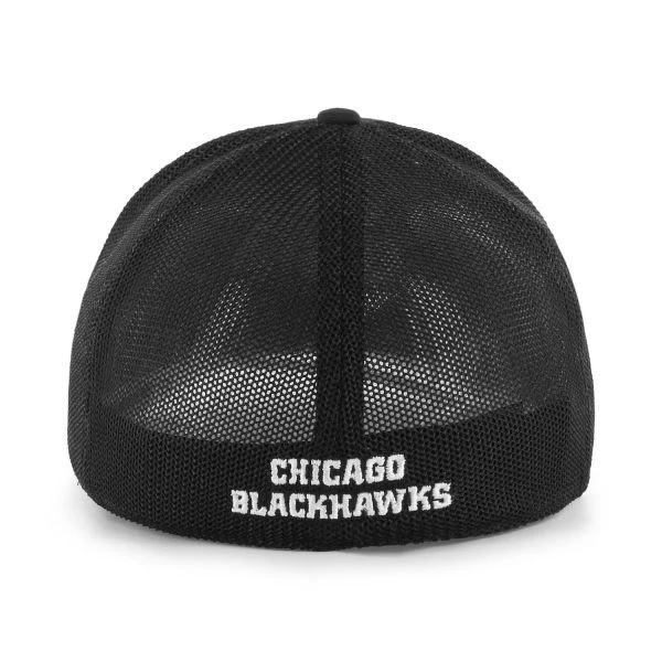 Кепка CHICAGO BLACKHAWKS TROPHY H-FTRPH04CTE-BK 47 Brand Чорний — фото 2