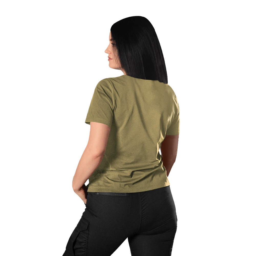 Футболка Camotec Pani Totem Logo V-neck Tan — фото 1
