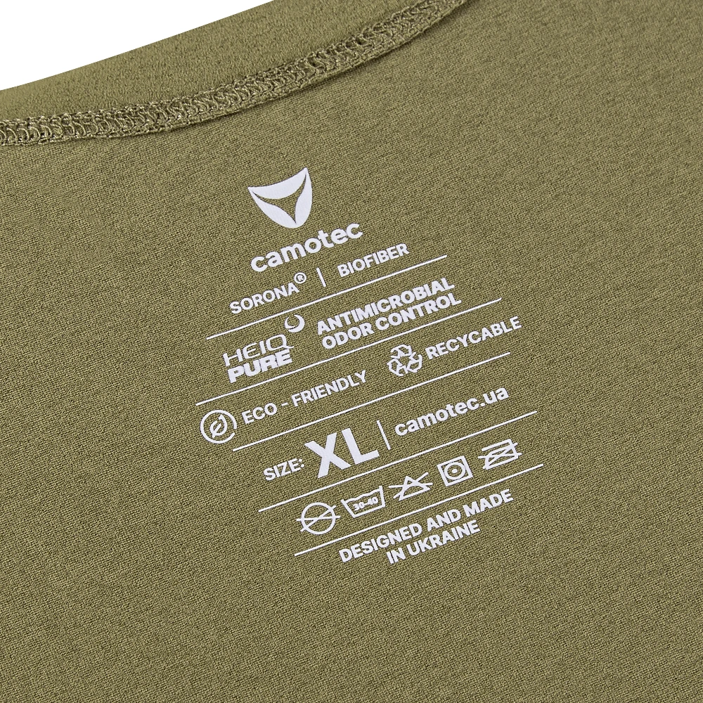 Футболка Camotec Pani Totem Logo V-neck Tan — фото 4