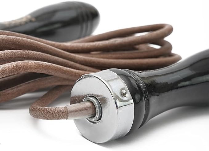 Скакалка шкіряна LiveUp JUMPROPE LEATHER — фото 5