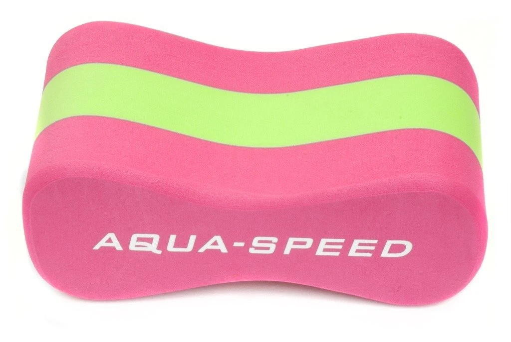 Колобашка для плавання Aqua Speed JUNIOR 3 LAYESR PULLBUOY 6779 рожевий, зелений Уні 20x8x10cм — фото 4