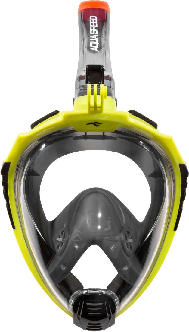Повнолицьова маска Aqua Speed DRIFT 9942 чорний, жовтий Уні L/XL — фото 7