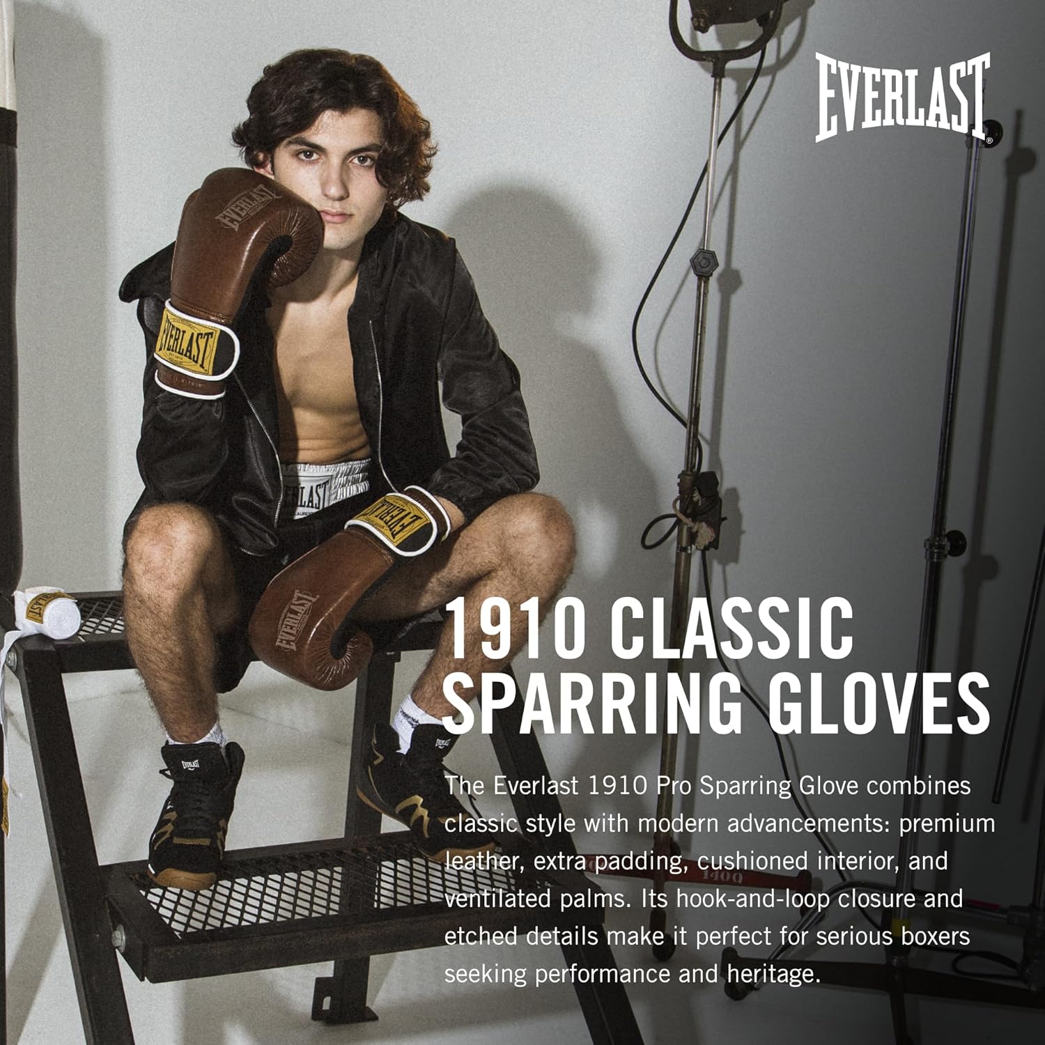 Боксерські рукавиці Everlast 1910 Classic Training Glove (P00002501) — фото 4