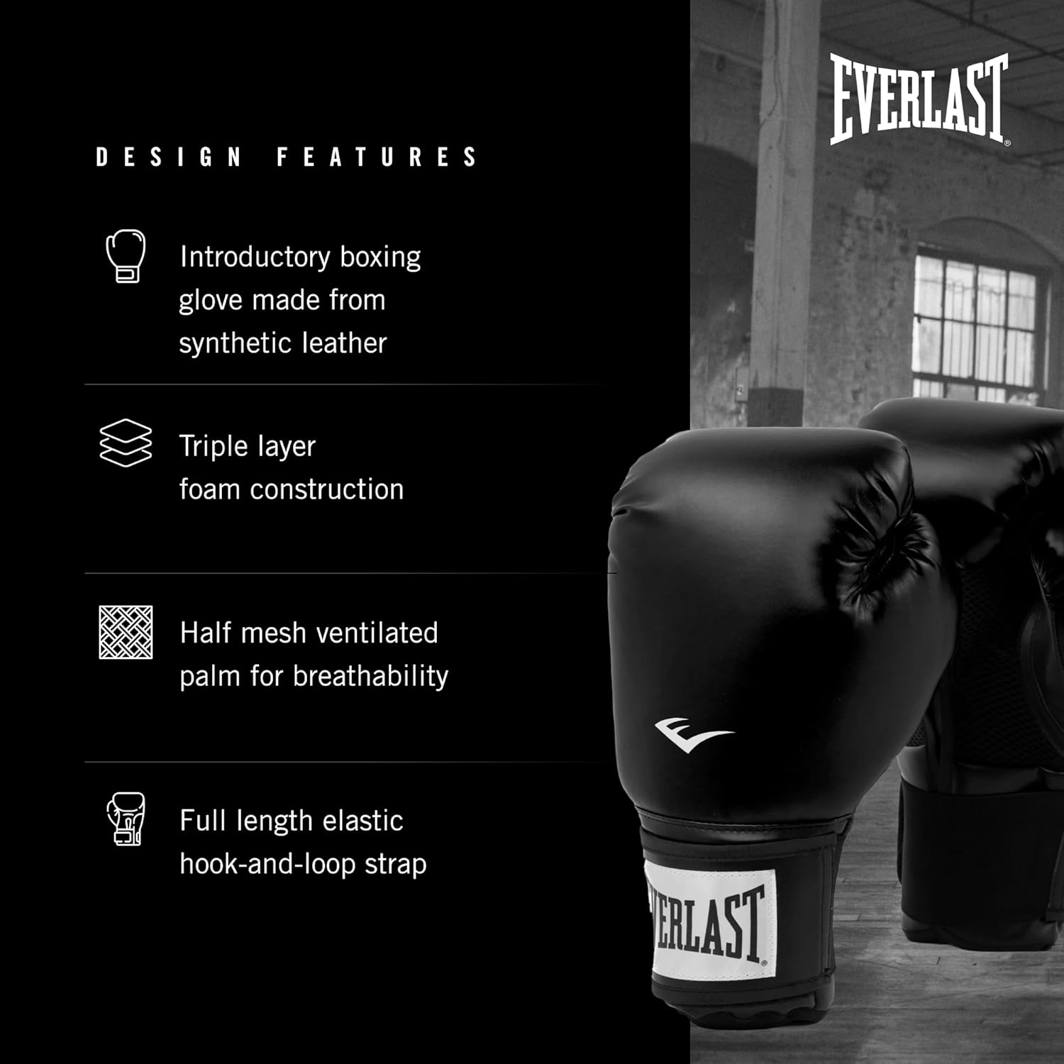 Боксерські рукавиці Everlast Prostyle 2 Boxing Glove (P00003072) — фото 5