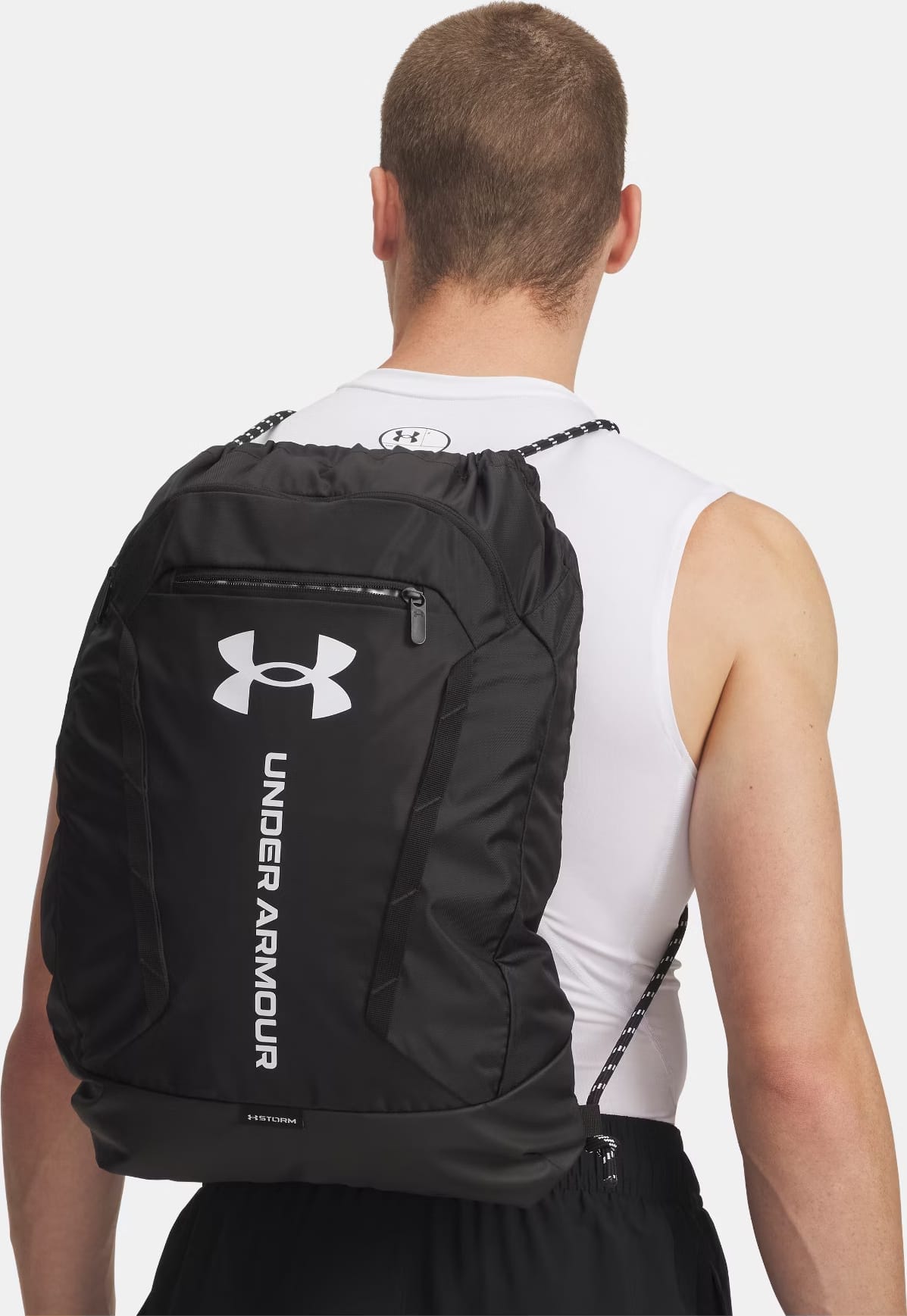Рюкзак Under Armour Hustle Sackpack Black (6000519-001) — фото 8