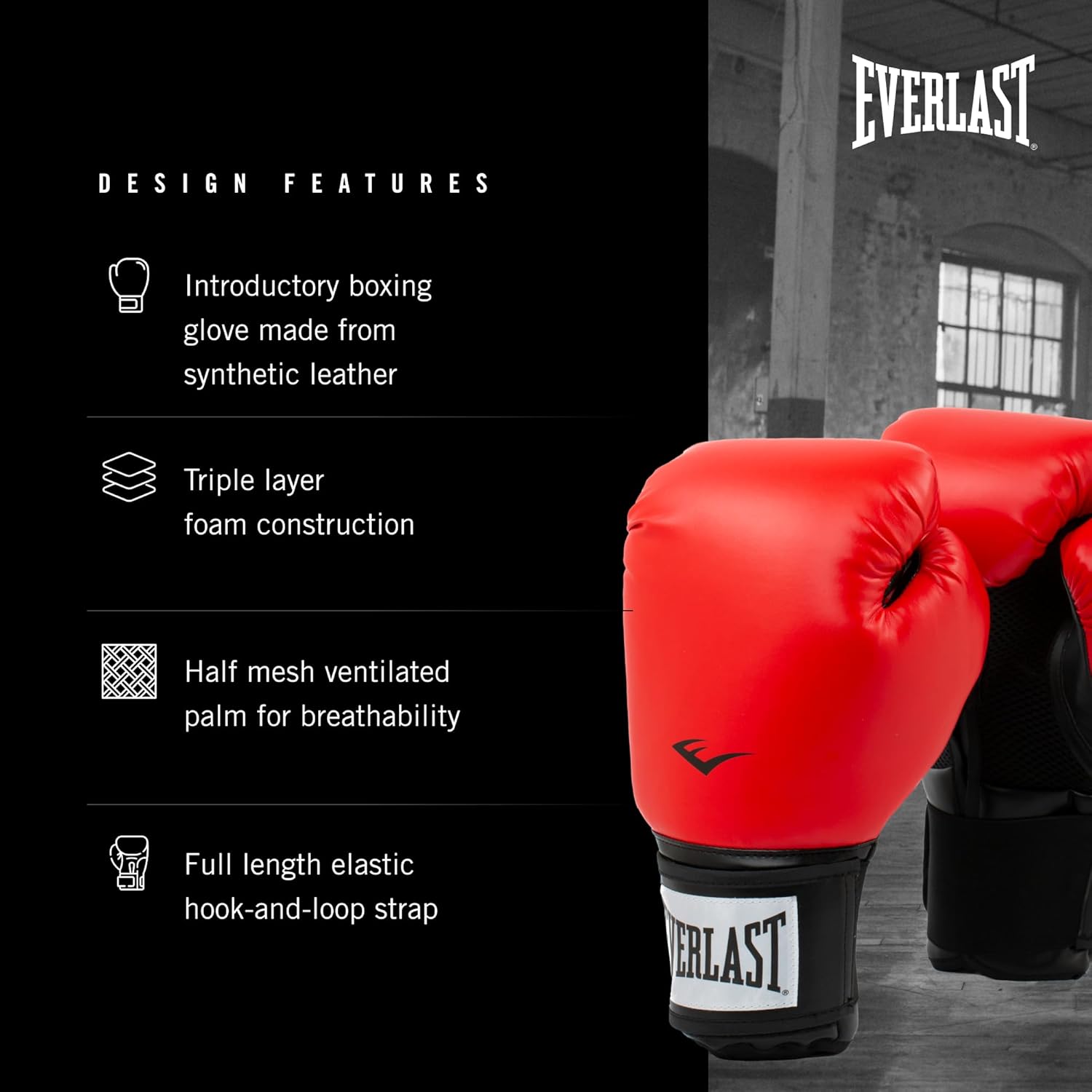 Боксерські рукавиці Everlast Prostyle 2 Boxing Glove (P00003084) — фото 5