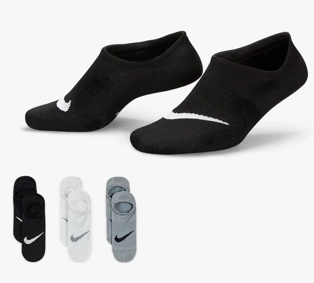 Шкарпетки Nike U Nk Everyday Plus Ltwt Footie 3Ppk (SX5277-927) — фото 1