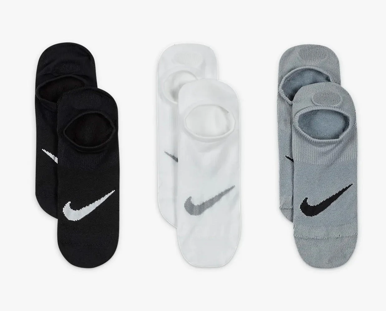 Шкарпетки Nike U Nk Everyday Plus Ltwt Footie 3Ppk (SX5277-927) — фото 3