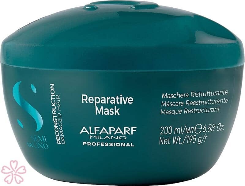 Маска Alfaparf Milano Semi Di Lino Reconstruction Reparative Mask 200 мл — фото 2