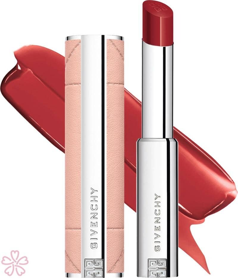 Помада Givenchy Rose Perfecto Shine Serum Lip Oil Stick 3.2 г 335 Deep Red — фото 3