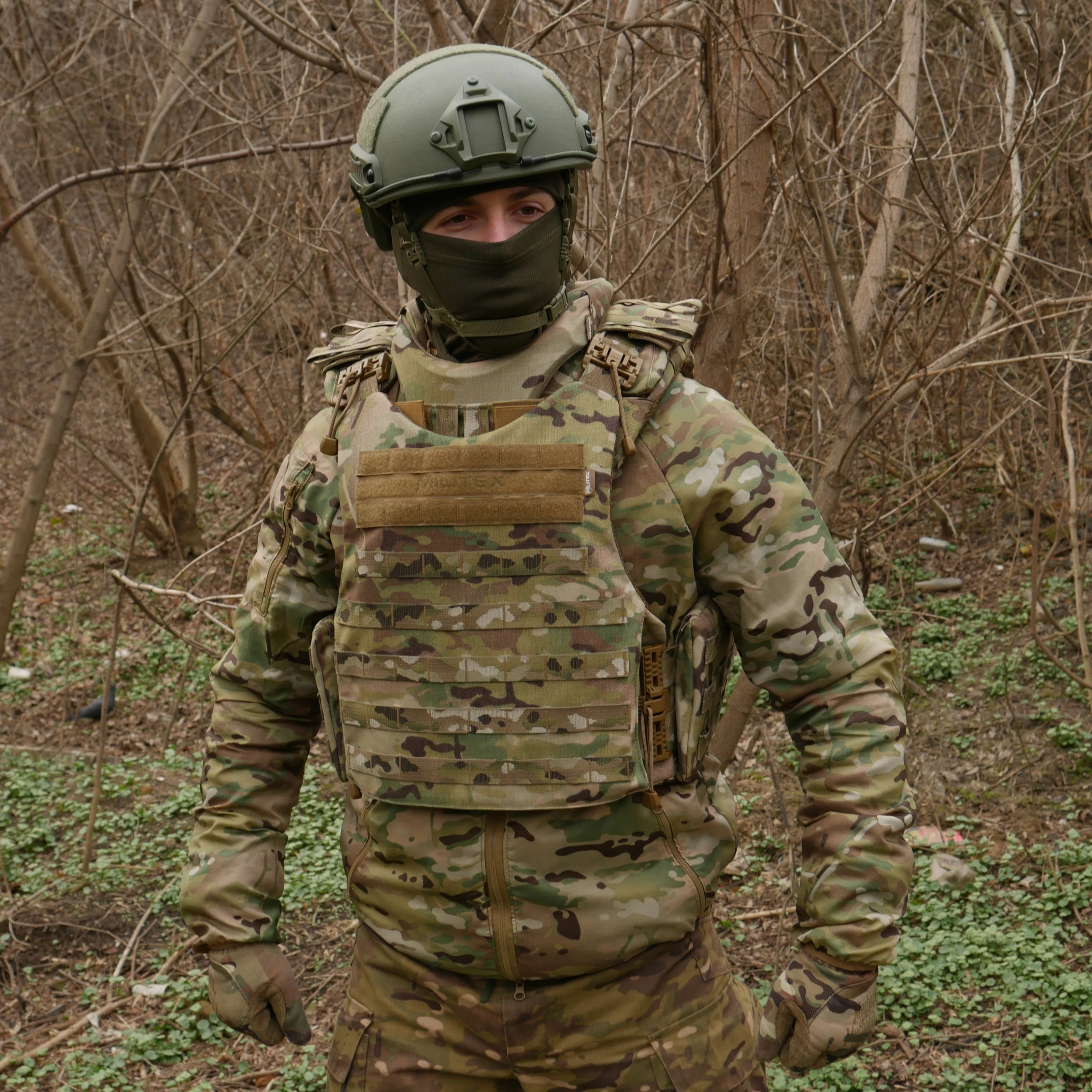 Захист шиї mod. 1 з балістичним пакетом Militex cordura USA — фото 9
