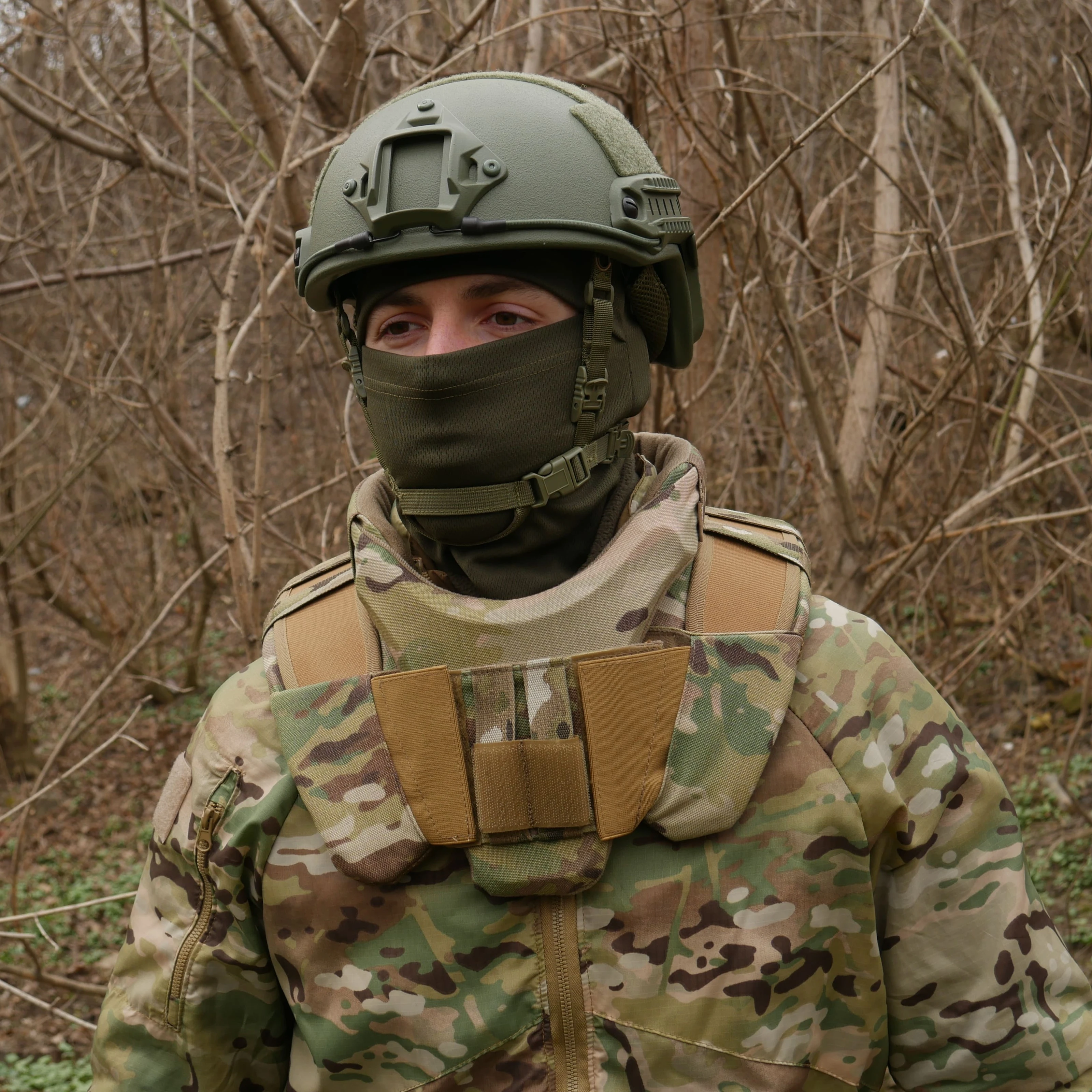 Захист шиї mod. 1 з балістичним пакетом Militex cordura USA — фото 10