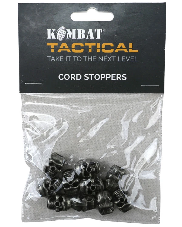 Стопери для шнурка 10шт KOMBAT UK Skull Cord Stoppers — фото 6