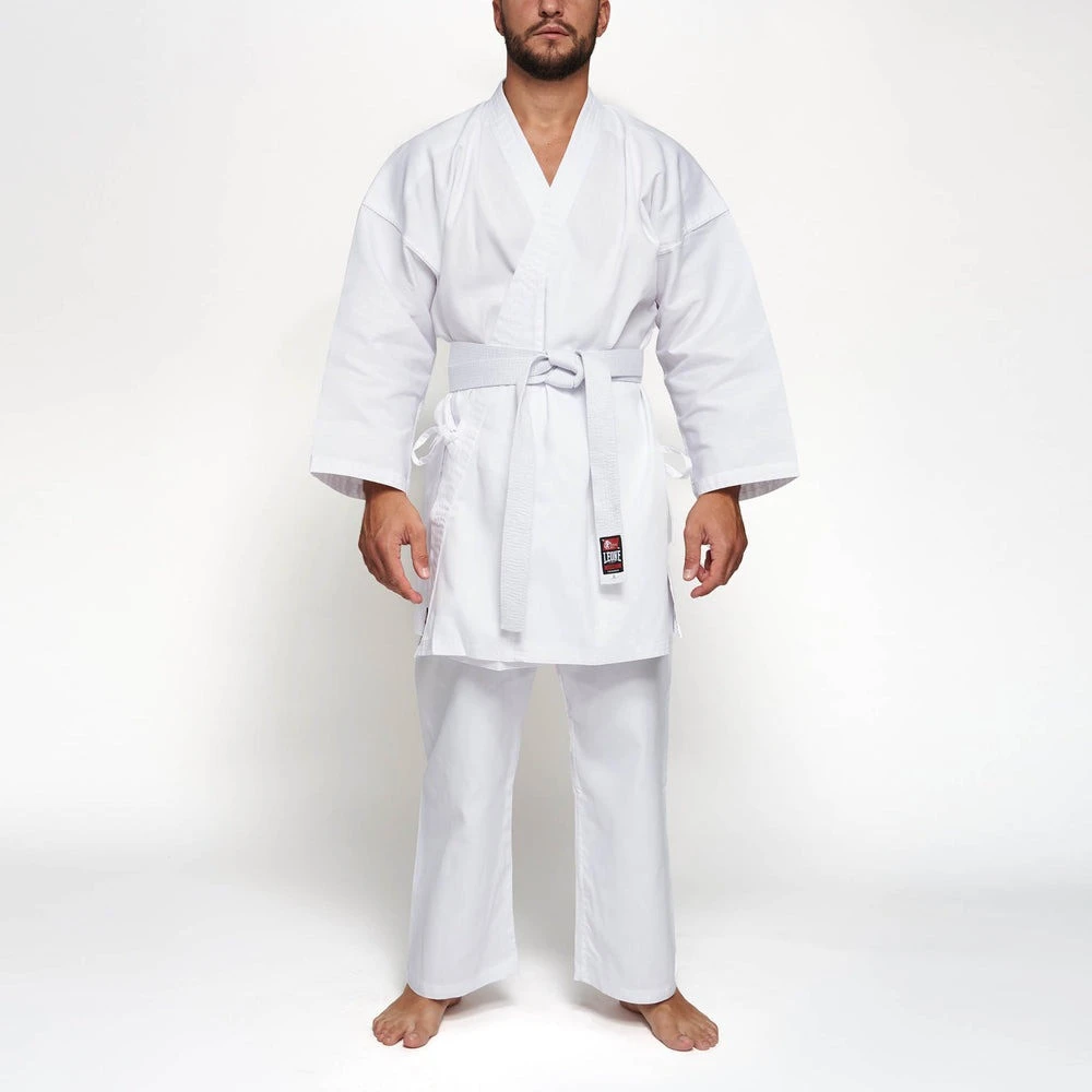 Костюм для карате Leone AB400 для дітей і дорослих, зріст 180 см (карате кімоно) — фото 4