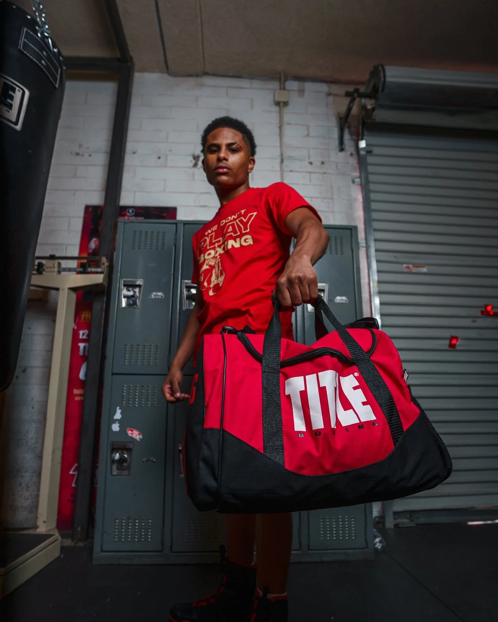 Спортивна сумка TITLE Boxing Individual Sport Bag Red — фото 10