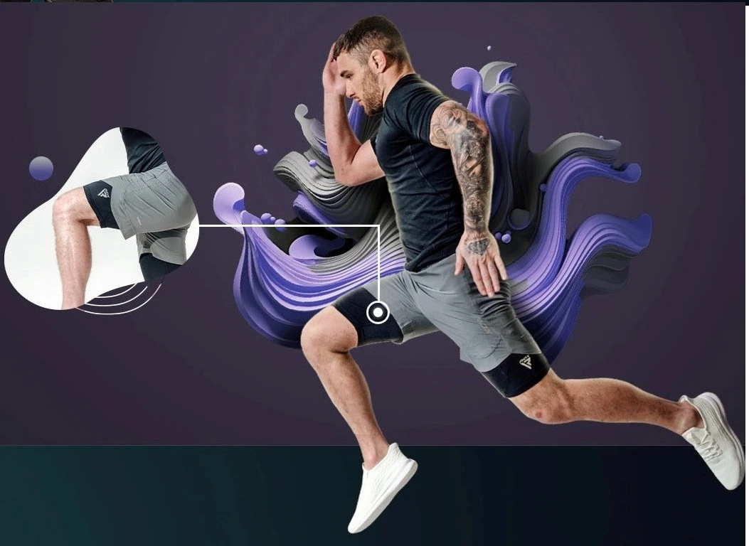 Компресійні шорти для RDX MMA T16 2-в-1 GREY/BLACK-S — фото 9