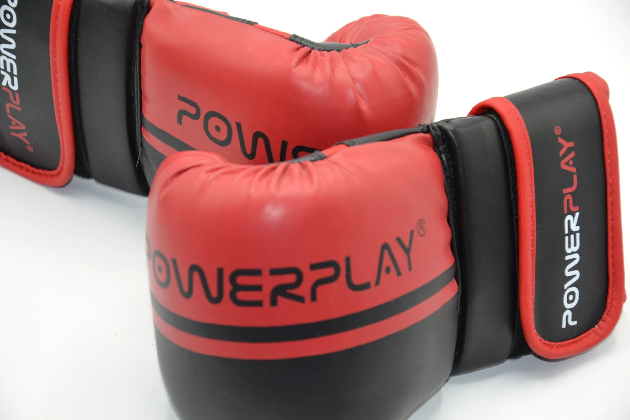 Снарядні рукавиці PowerPlay 3025 Чорно-Червоні S — фото 11