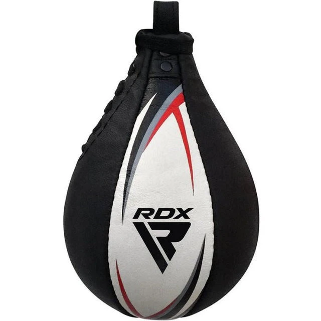 Пневмогруша боксерська RDX 2Y Boxing Speed Ball Leather Multi White/Red — фото 4