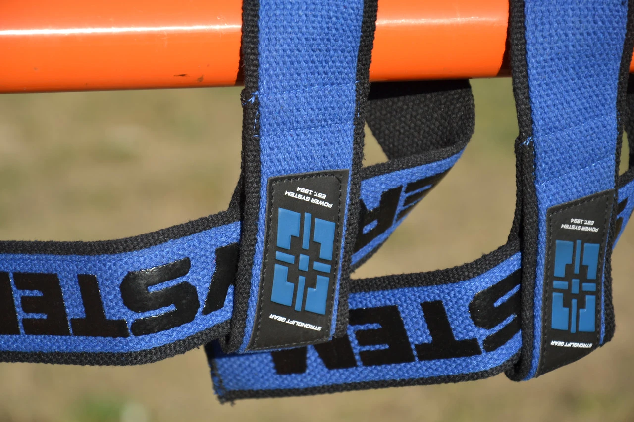 Лямки для тяги Power System PS-3401 Lifting Straps Duplex Black/Blue — фото 11