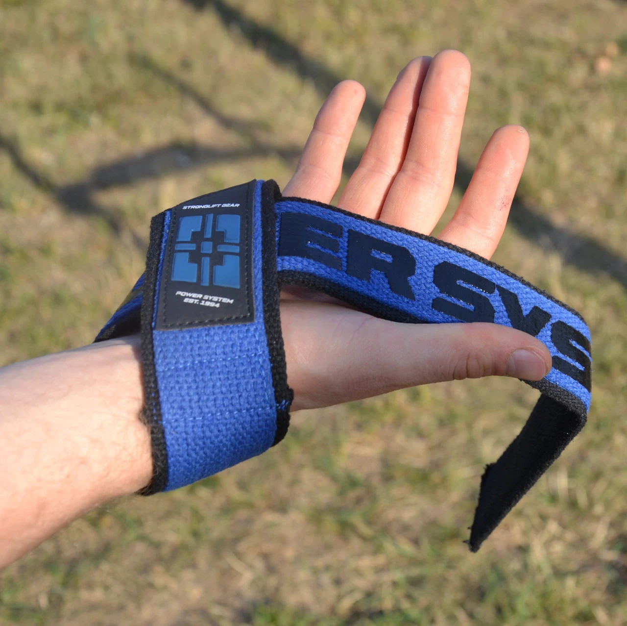 Лямки для тяги Power System PS-3401 Lifting Straps Duplex Black/Blue — фото 5