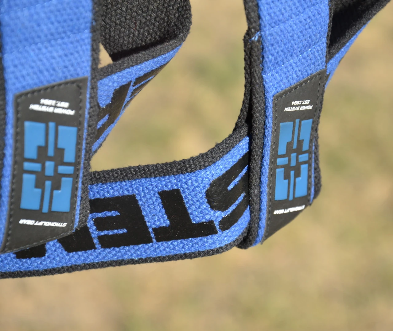 Лямки для тяги Power System PS-3401 Lifting Straps Duplex Black/Blue — фото 9