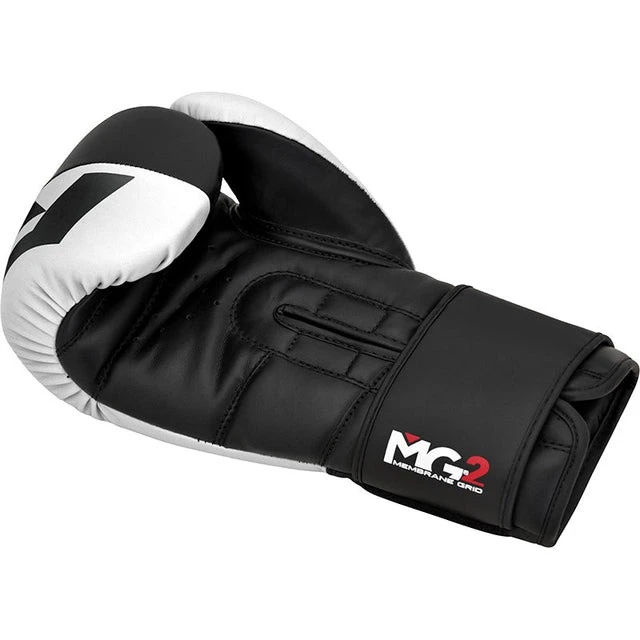 Боксерські рукавиці RDX F4 Boxing Sparring Gloves Hook&Loop WHITE/BLACK 12 унцій (капа у комплекті) — фото 6
