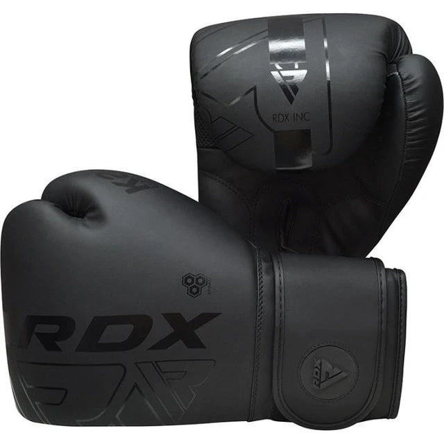 Боксерські рукавиці RDX F6 Kara Matte Black 12 унцій (капа в комплекті) — фото 6
