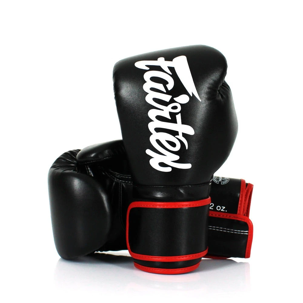 Боксерські рукавиці Fairtex BGV14 Black 12 унцій (бинти в комплекті) — фото 11