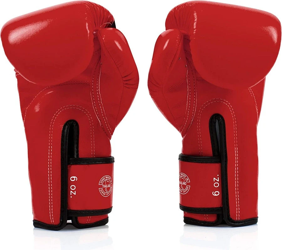 Боксерські рукавиці Fairtex BGV14 Red 12 унцій (бинти в комплекті) — фото 9