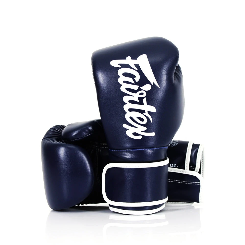 Боксерські рукавиці Fairtex BGV14 Blue 14 унцій (бинти в комплекті) — фото 11