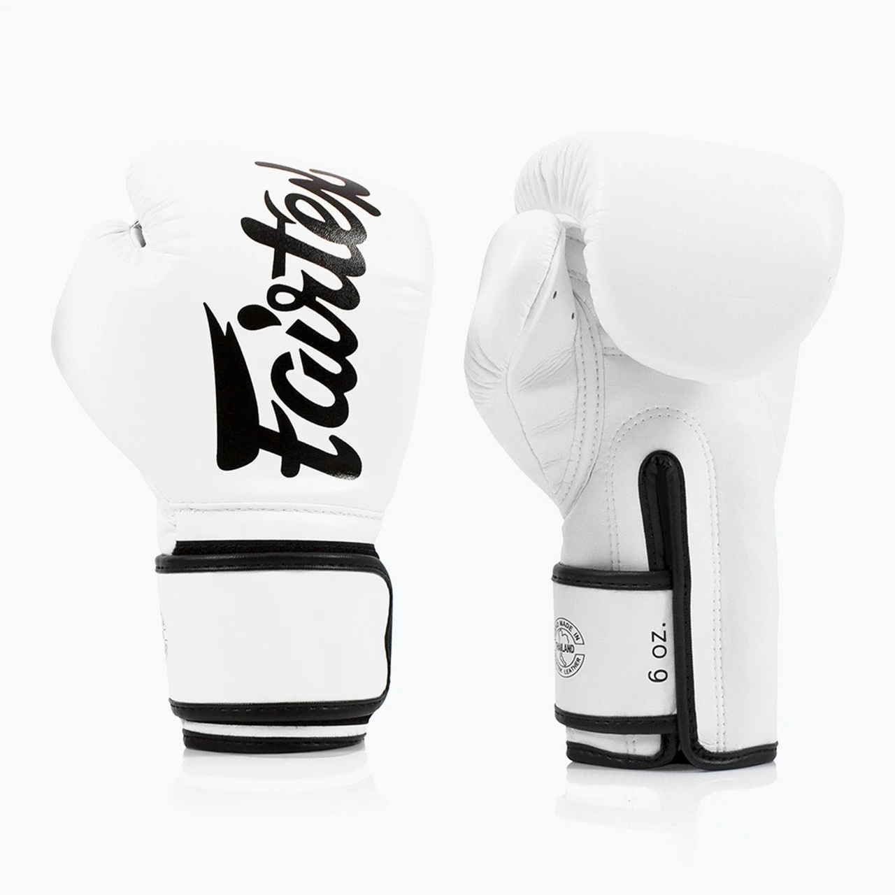 Боксерські рукавиці Fairtex BGV14 White 14 унцій (бинти в комплекті) — фото 7