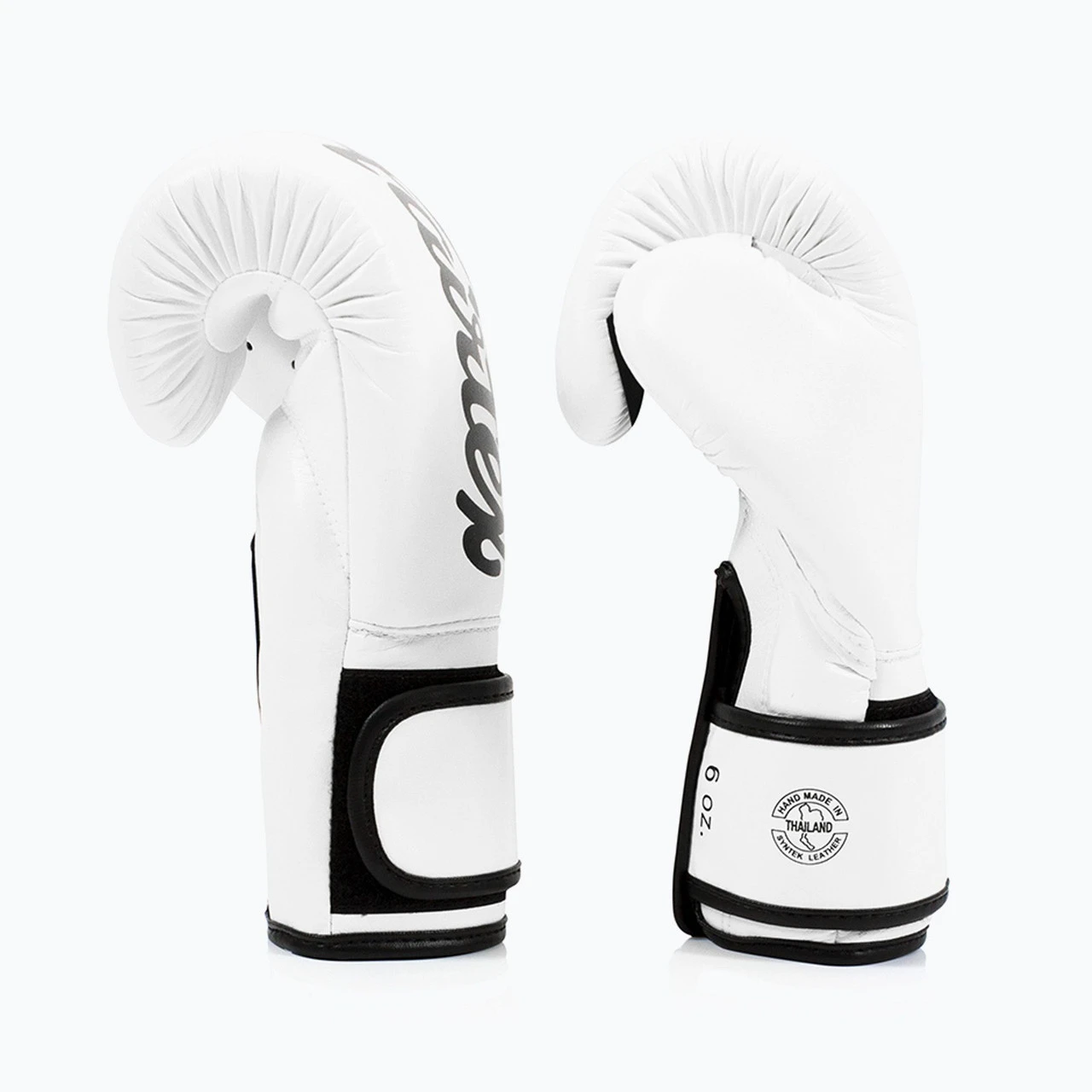 Боксерські рукавиці Fairtex BGV14 White 14 унцій (бинти в комплекті) — фото 10
