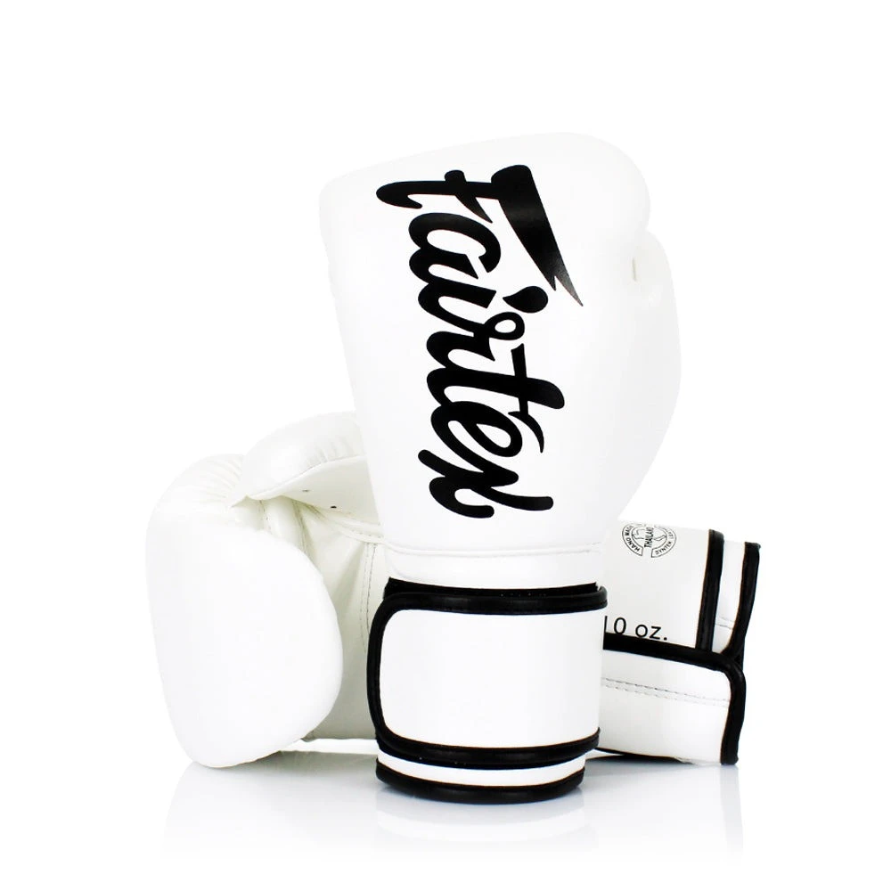 Боксерські рукавиці Fairtex BGV14 White 14 унцій (бинти в комплекті) — фото 11